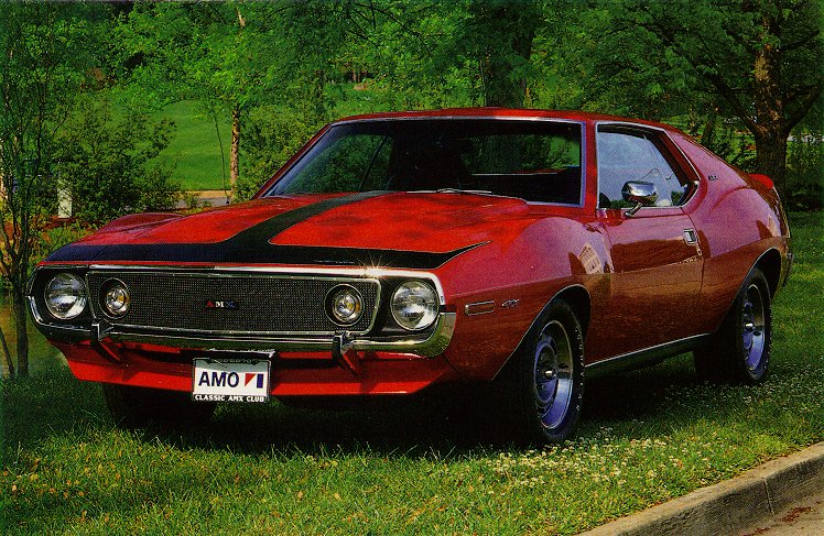  as the performance version of the Javelin for 1972 This Trans Am Red 